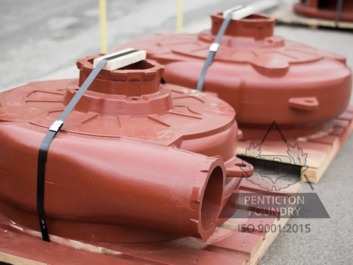 Volutes for the pump industry made of chrome white iron Volutes for the pump industry made of chrome white iron